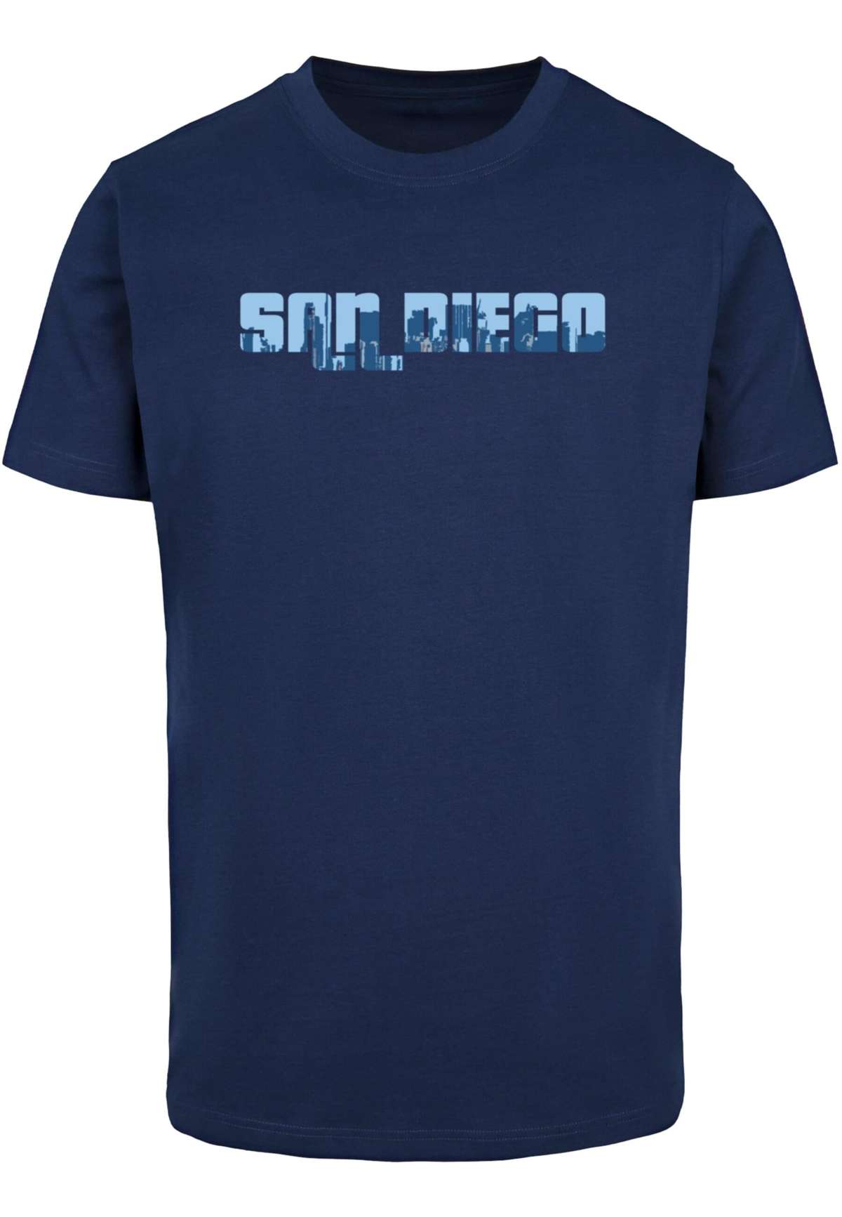 футболка Herren Grand San Diego Skyline T-Shirt Round Neck