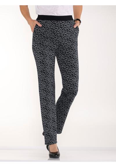 черный-серый леопардовый