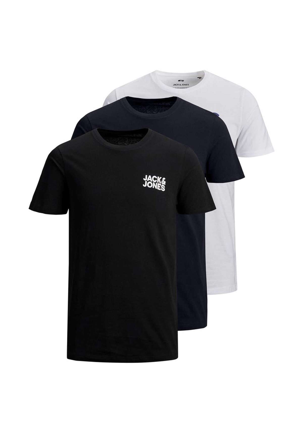 футболка T-Shirt JJECORP LOGO TEE O-NECK 3PK 3er Pack