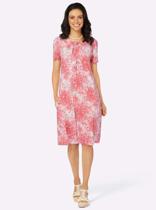 коралловый-с рисунком