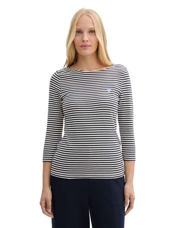 offwhite navy regular stripe