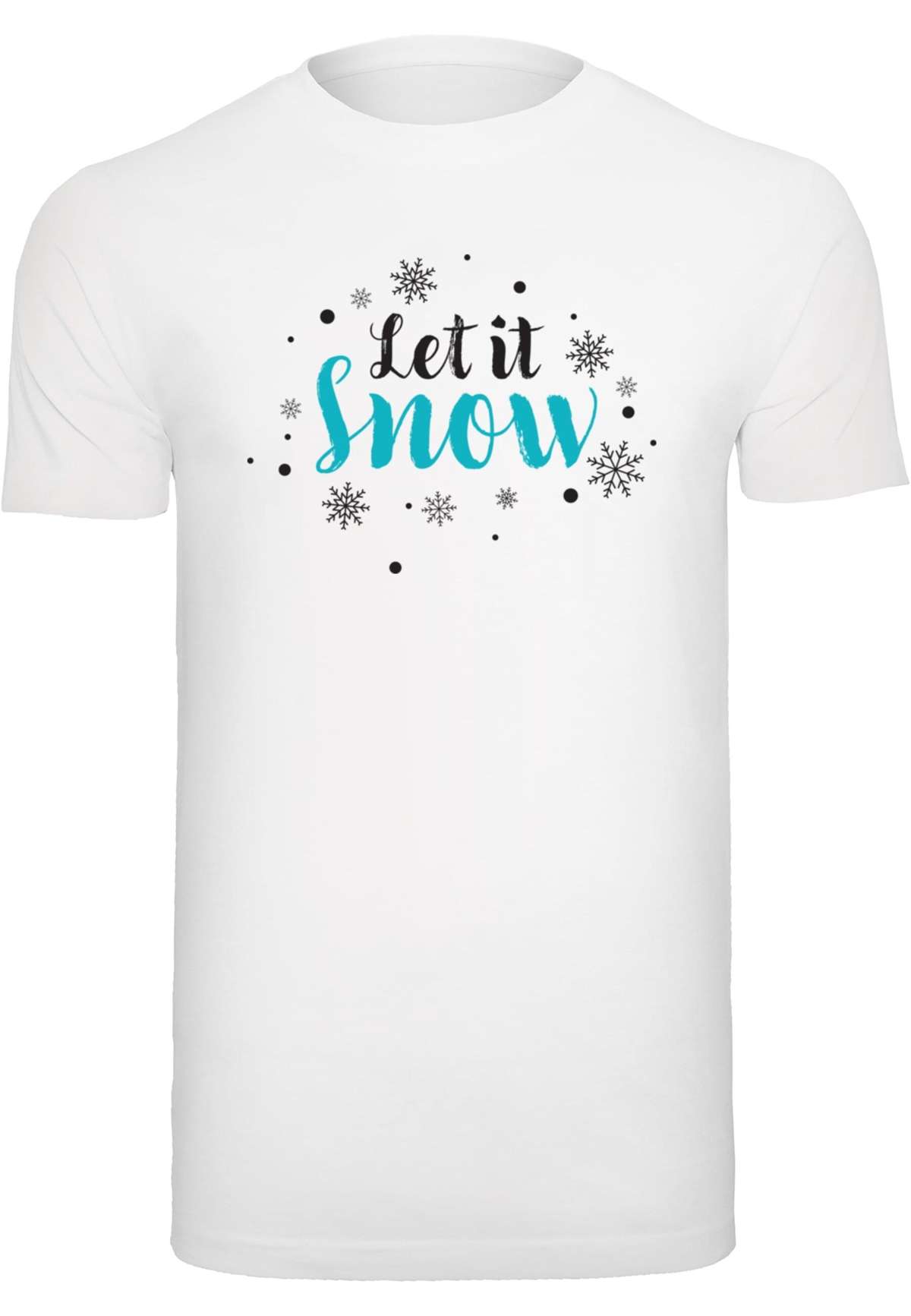 футболка Herren Let it snow T-Shirt Round Neck