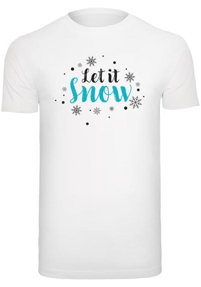 футболка Herren Let it snow T-Shirt Round Neck