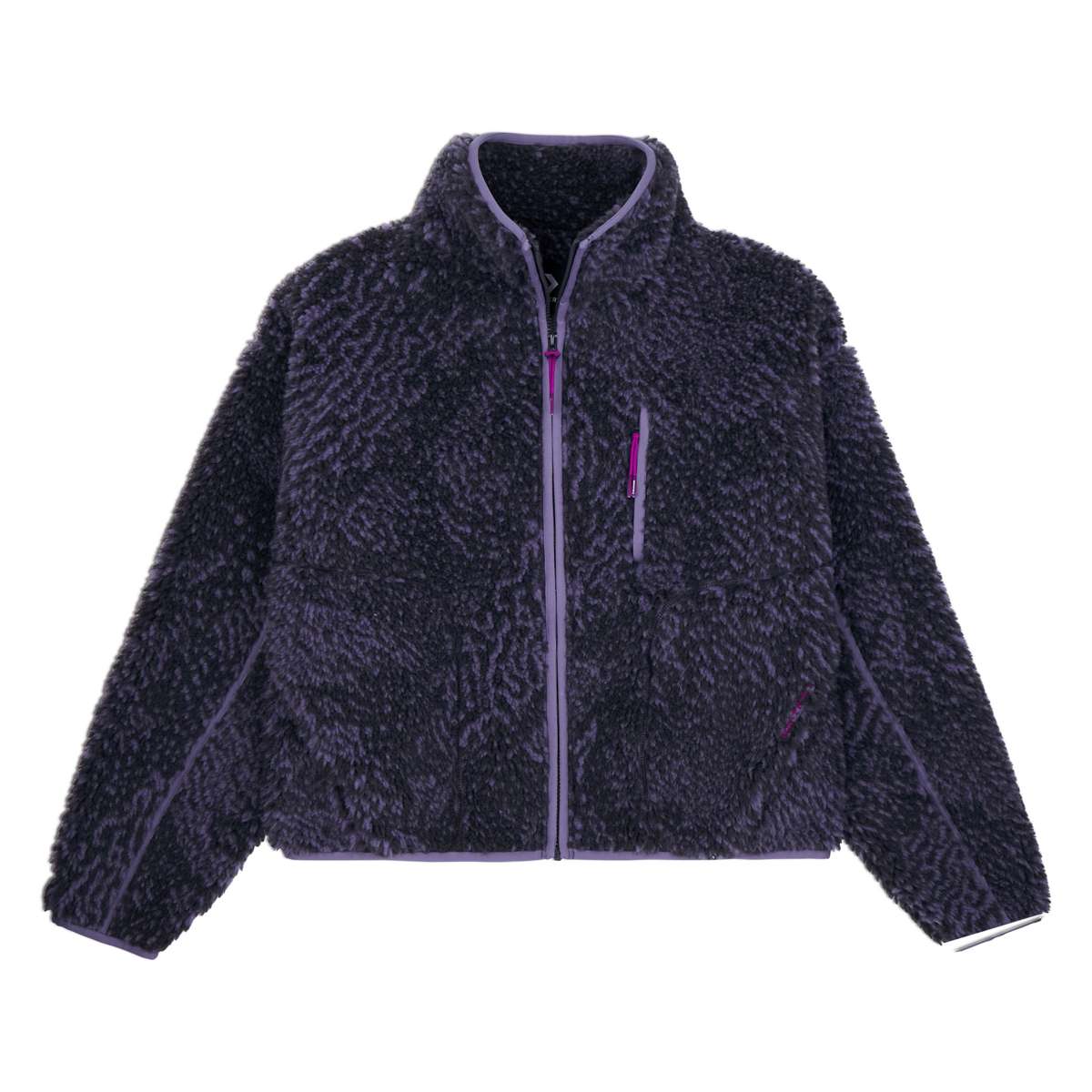 Флисовая куртка WOMEN`S CONVERSE PRINTED SHERPA FULL-ZIP JACKET