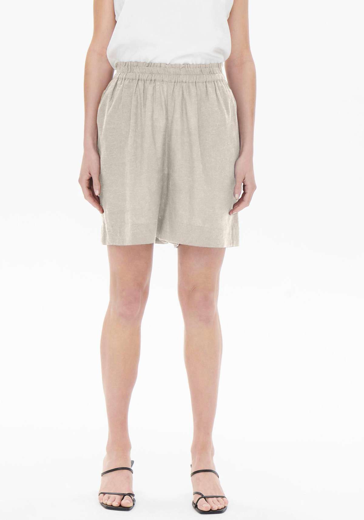 шорты ONLTOKYO HW LINEN BLEND SHORTS PNT NOOS