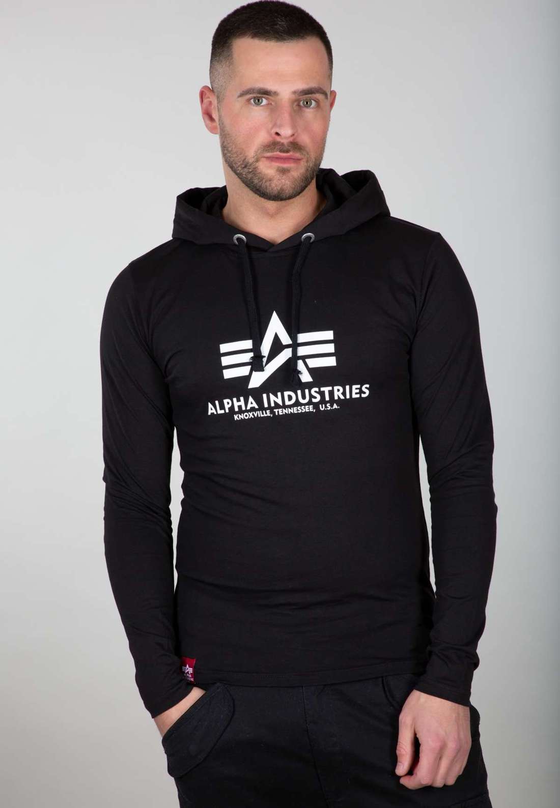 Длинный рукав Men - Longsleeves Basic Hooded Heavy LS