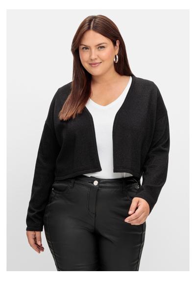 Кардиган из фантазийной пряжи Große Größen