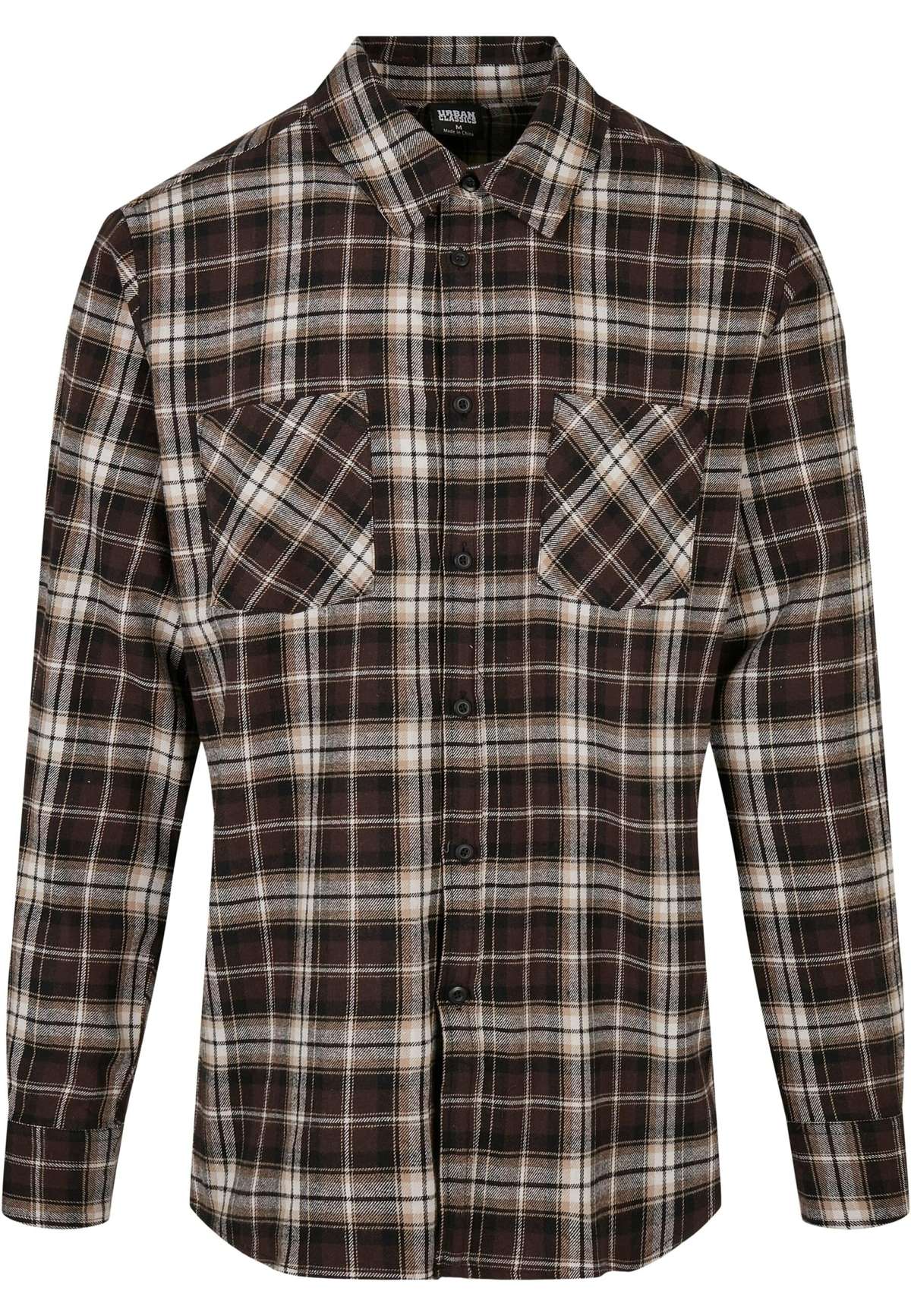 Рубашка с длинным рукавом»Urban Classics Herren Checked Roots Shirt«