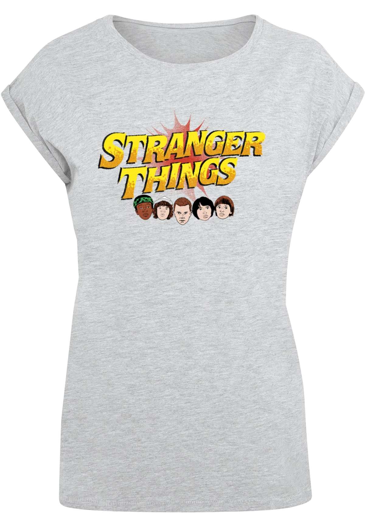 футболка Damen Ladies Stranger Things - Comic Heads T-Shirt