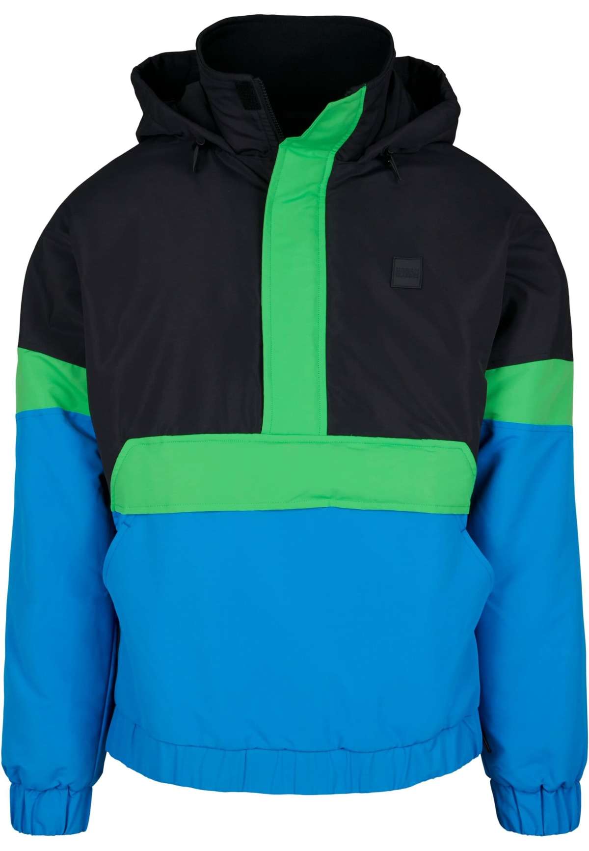 Всепогодная куртка»Urban Classics Herren 3-Tone Neon Mix Pull Over Jacket«