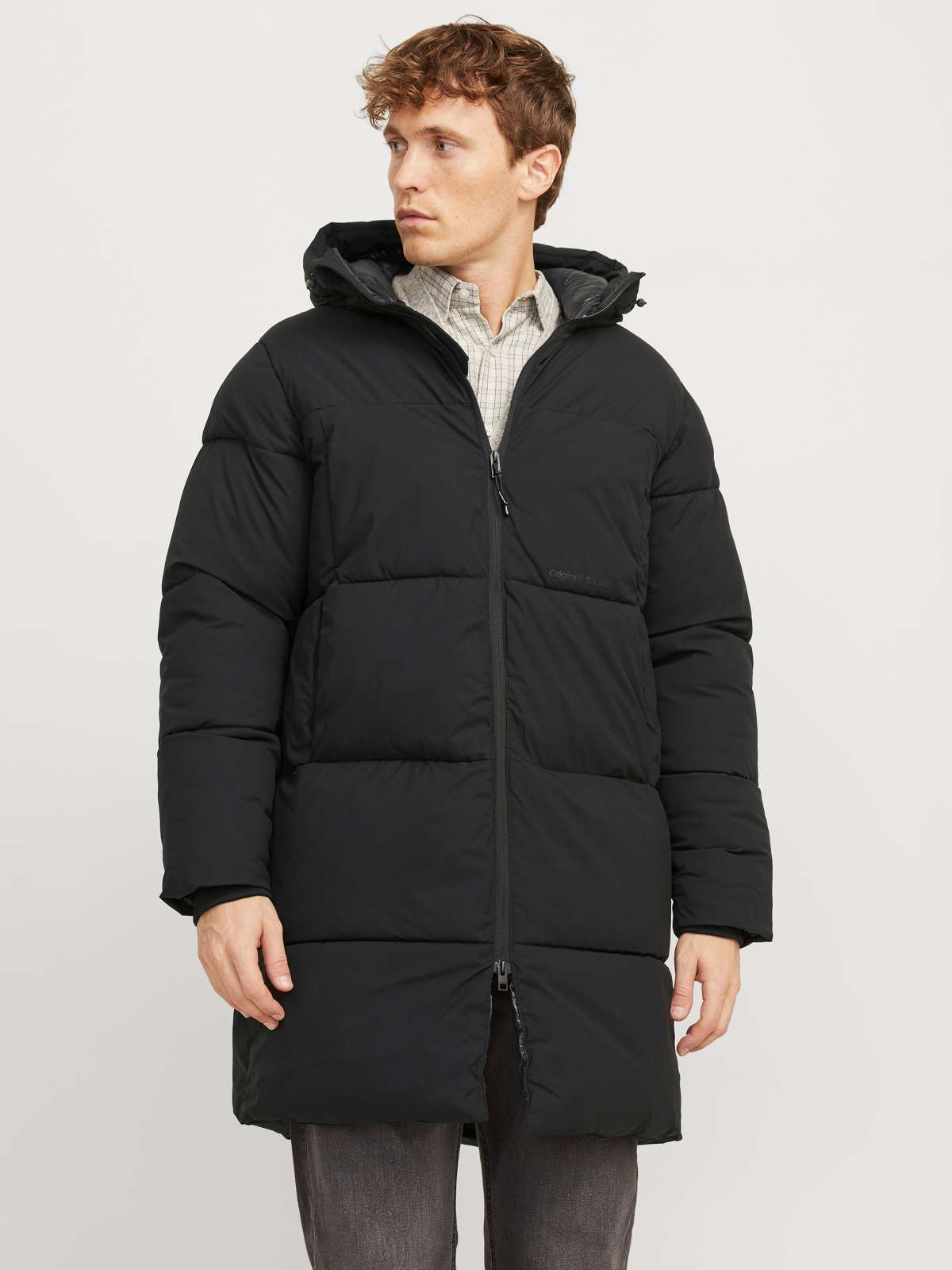 Стеганая куртка с капюшоном JORVESTERBRO LONG PUFFER AW24 SN