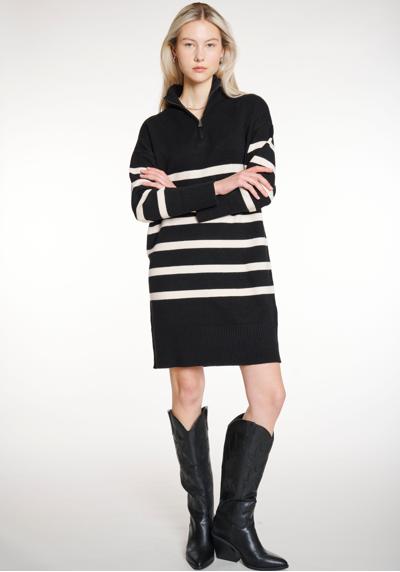 black/cream stripe