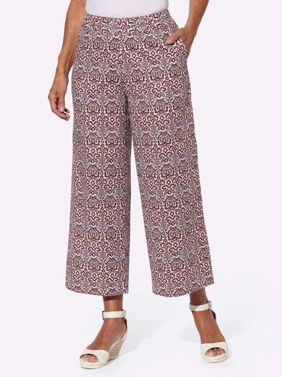 красный-коричневый-экрю-с рисунком