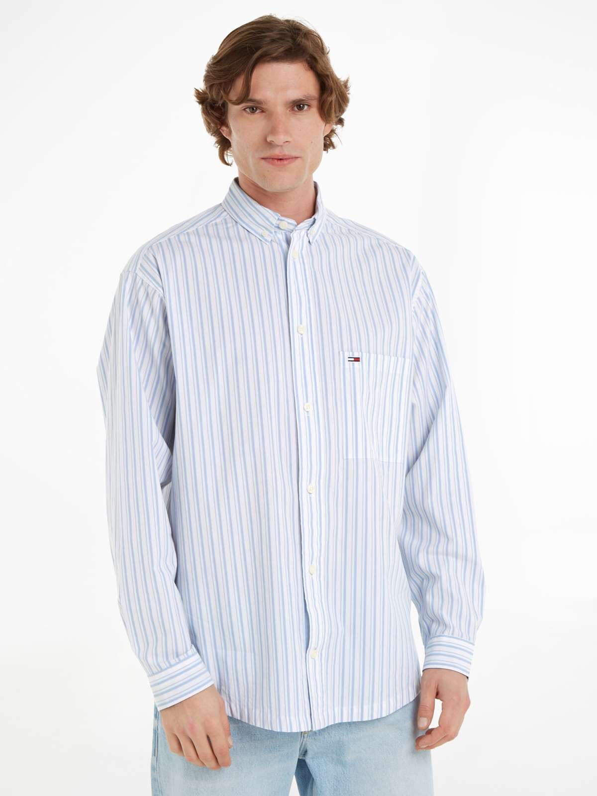 Рубашка с длинным рукавом TJM RLX STRIPE POPLIN SHIRT