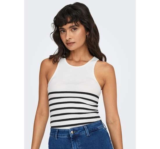 Майка ONLKENYA RIB STRIPE TANK TOP CS JRS