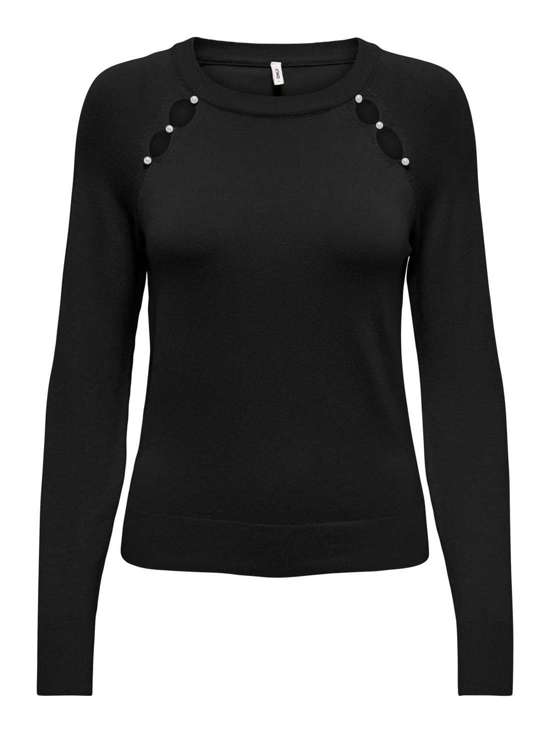 Black Detail:WHITE PEARLS