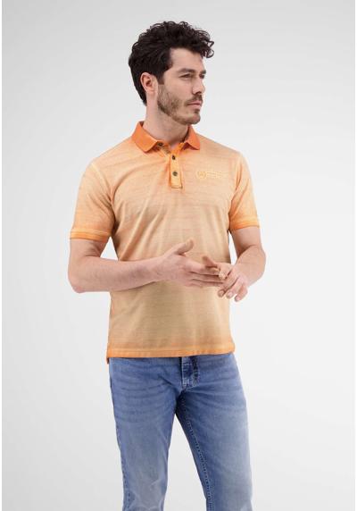 рубашка поло LERROS Poloshirt, gestreift in Strukturqualität