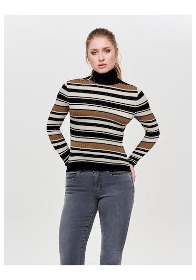 black stripes:whitecap gray/ toasted mix