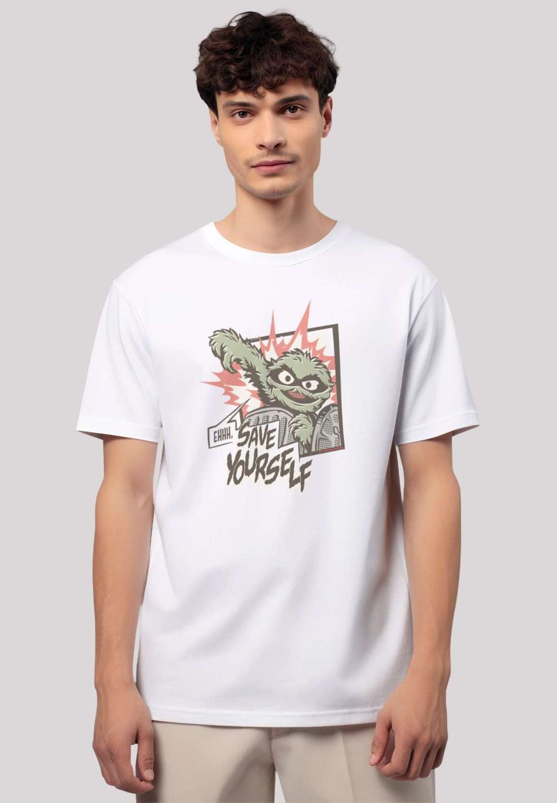 футболка Sesamstraße Oscar Save Yourself