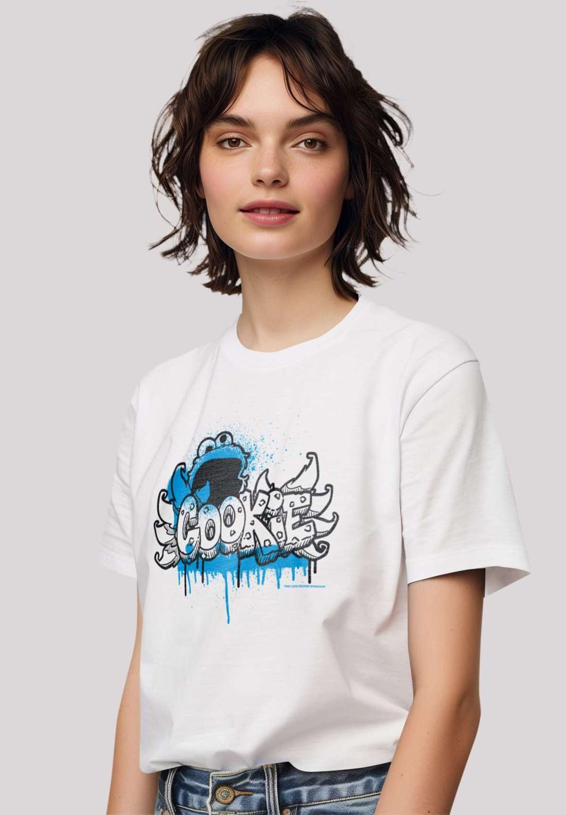 футболка Sesamstraße Cookie Fingers Graffiti
