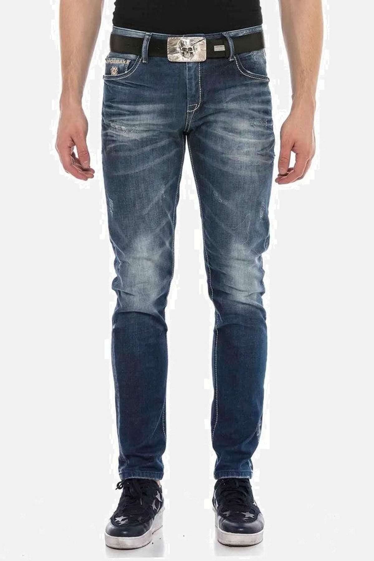 Джинсы обычного кроя повседневного кроя»Jeans«