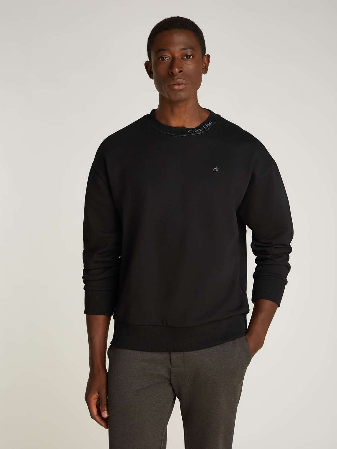 Толстовка с надписью-логотипом NECK LOGO SWEATSHIRT