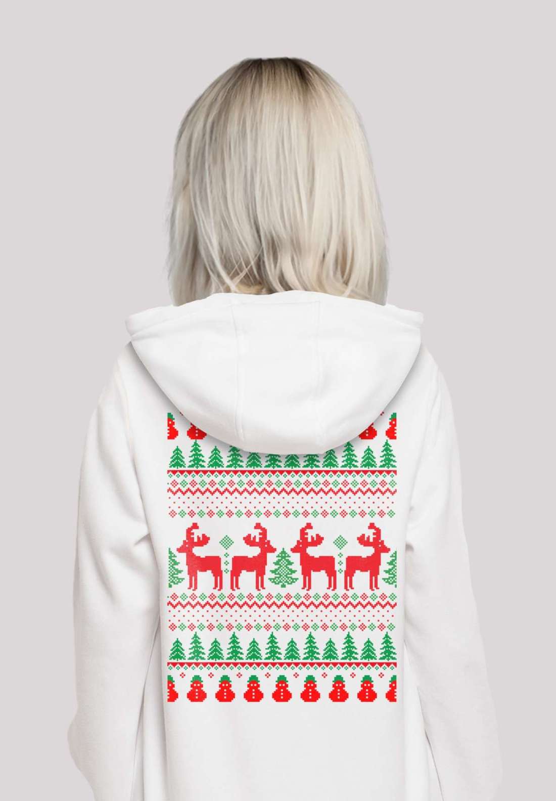Толстовка с капюшоном Christmas Weihnachten Reindeers