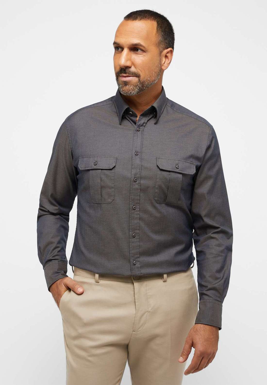 Рубашка с длинным рукавом MODERN FIT