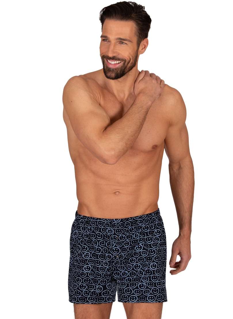 Боксеры»TRIGEMA Boxer-Shorts mit freundlichem Smiley-Muster«