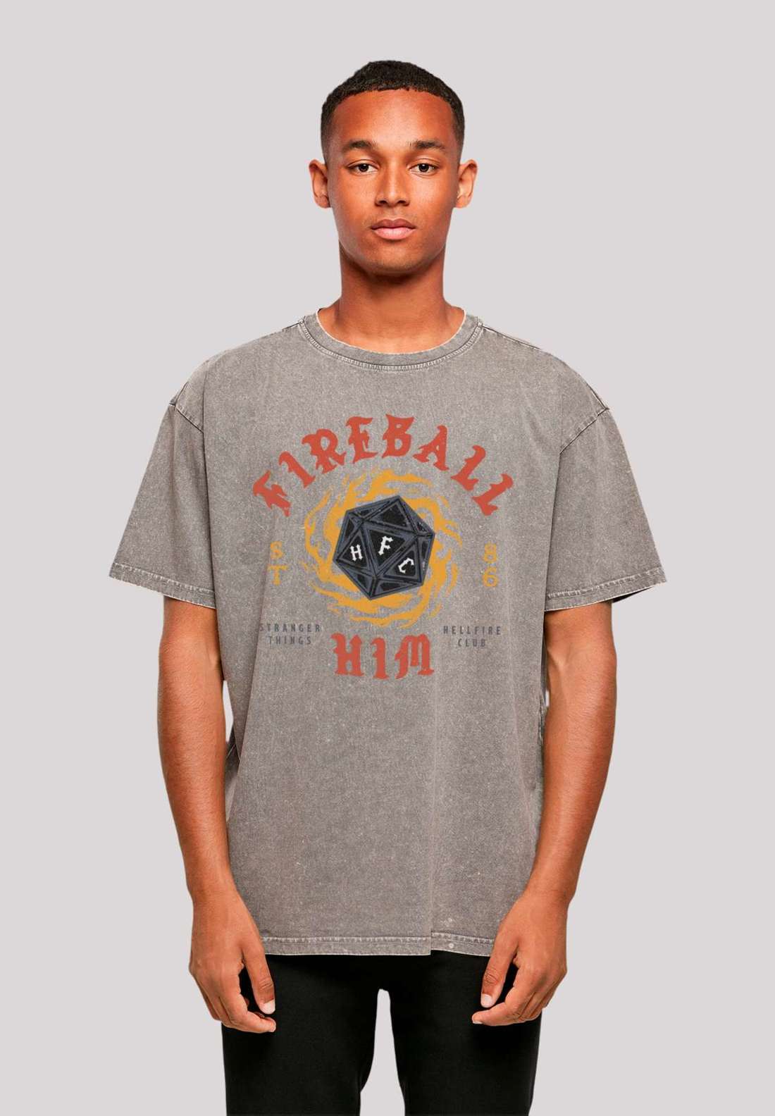 футболка Stranger Things Fireball Dice 86 Netflix TV Series