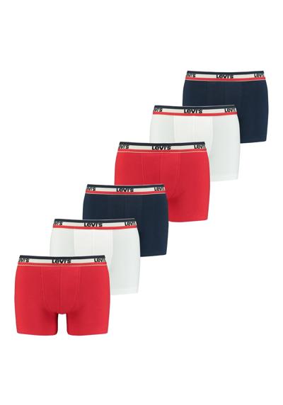 Боксеры Boxershort MEN SPRTSWR LOGO BOXER BRIEF 3P 6er Pack