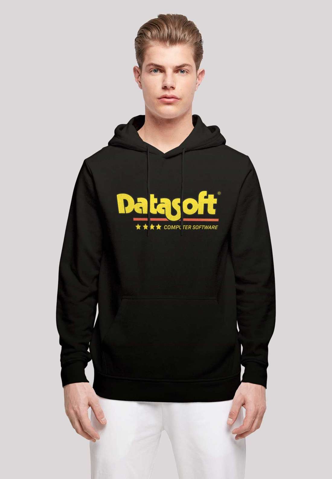 Толстовка с капюшоном Retro Gaming Datasoft Logo gelb