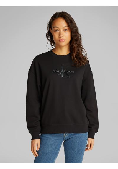 Толстовка с логотипом GLOSSY MONOLOGO REGULAR CREWNECK