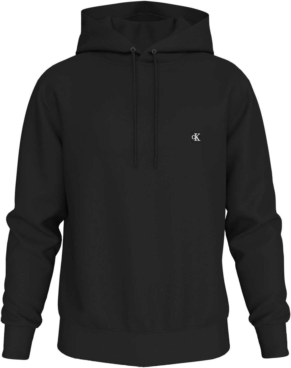 Толстовка с капюшоном больших размеров с вышитым логотипом. Plus Ck Embro Badge Hoodie