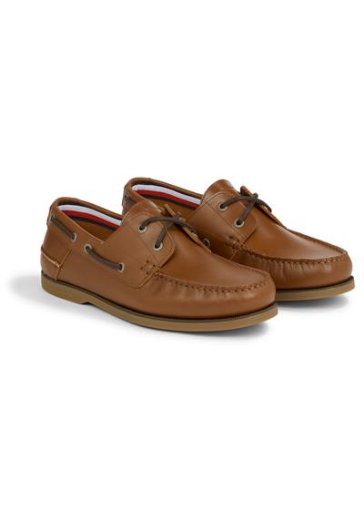 Топсайдеры с модными деталями TH BOAT SHOE CORE LEATHER