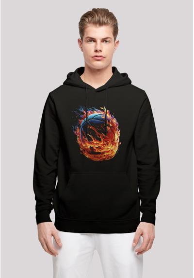 Толстовка с капюшоном»Basketball On Fire Sport HOODIE«