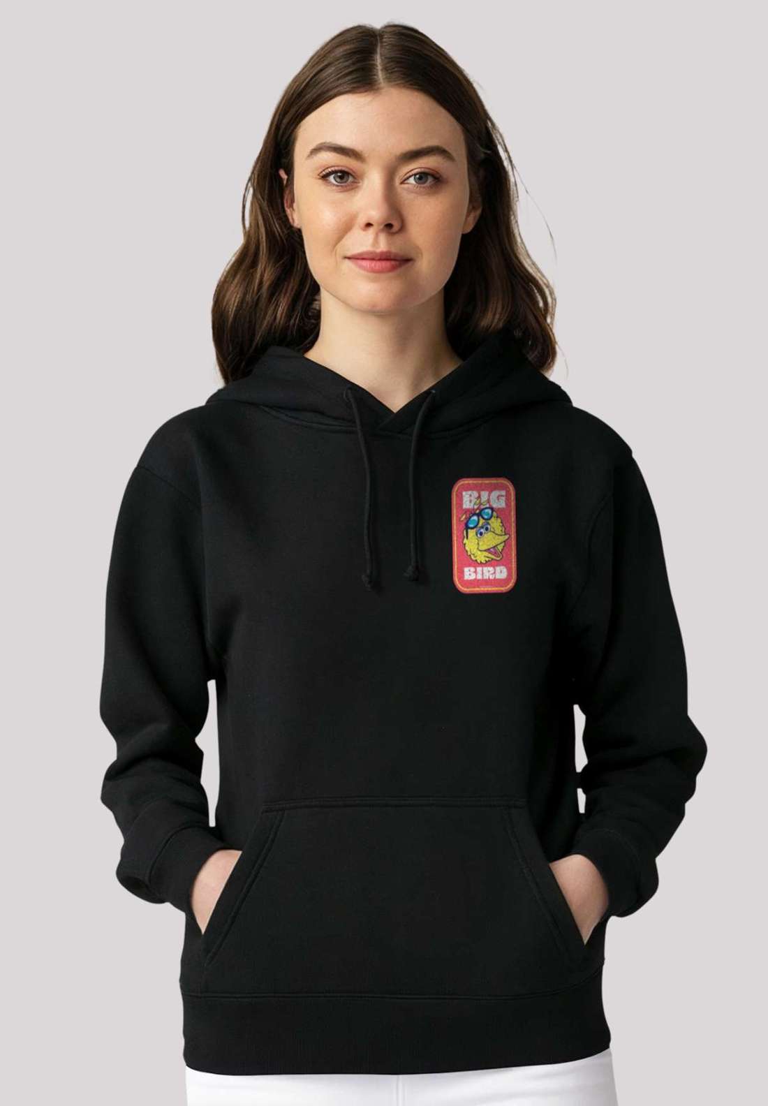 Толстовка с капюшоном Sesamstraße Bilbo Big Bird Sticker