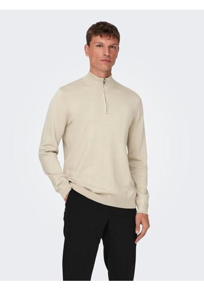 Вязаный свитер ONSWYLER LIFE REG 14 HALF ZIP KNIT NOOS