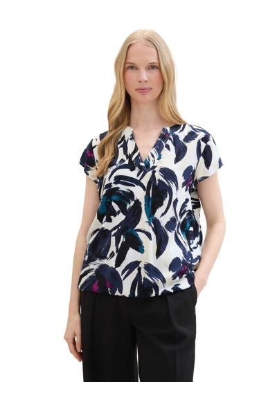 dark blue floral design