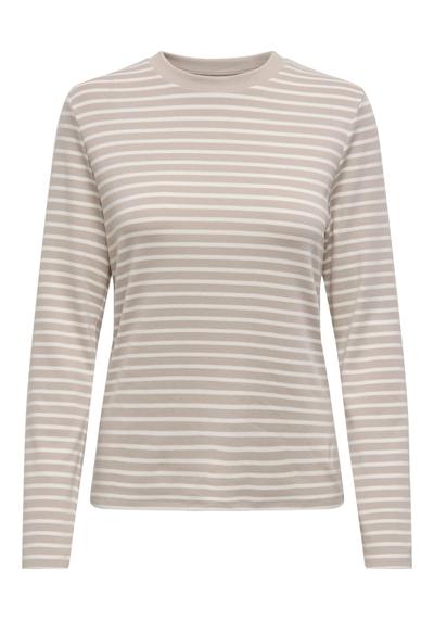 Cloud Dancer Stripes:Pure cashmere