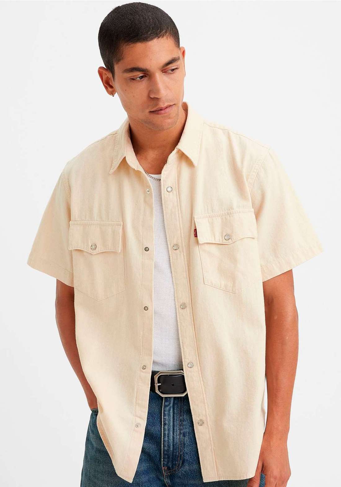 Джинсовая рубашка RELAXED FIT WESTERN