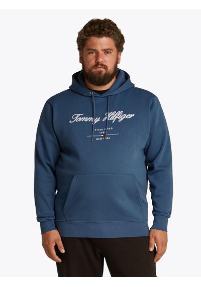 Толстовка больших размеров BT-SCRIPT LOGO HOODY-B