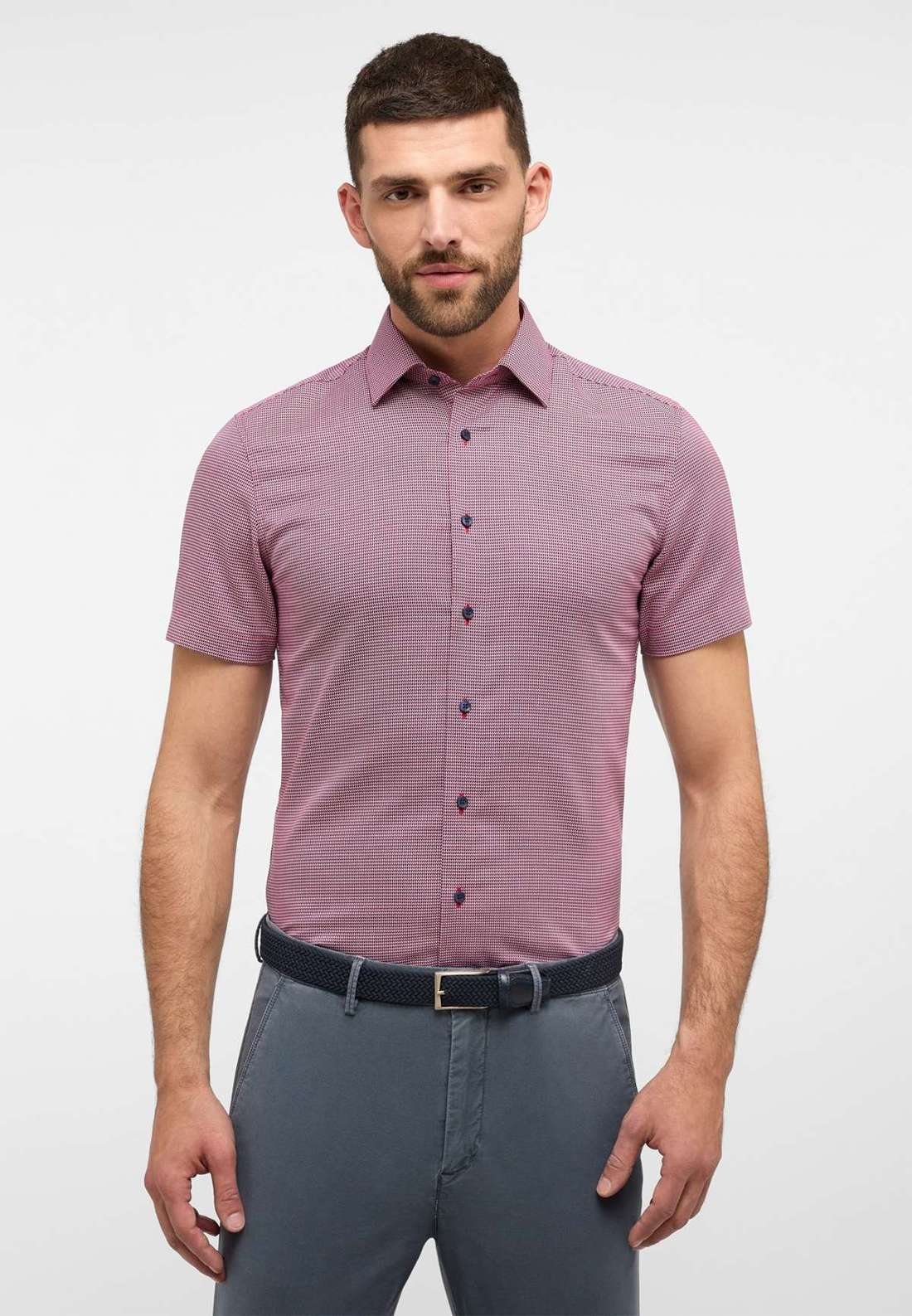 Рубашка с коротким рукавом SLIM FIT