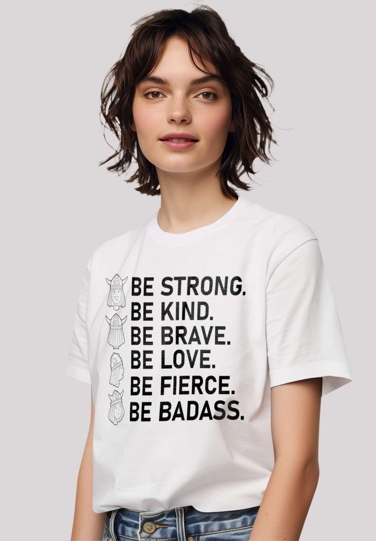 футболка Wickie und die starken Manner Be Badass