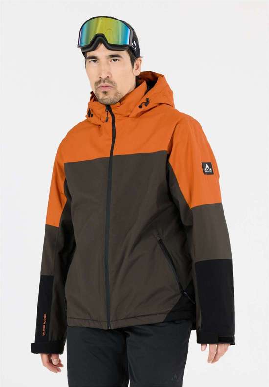 серый-оранжевый