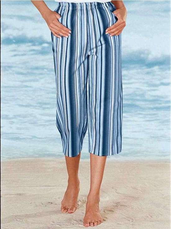 джинсовый синий-в полоску