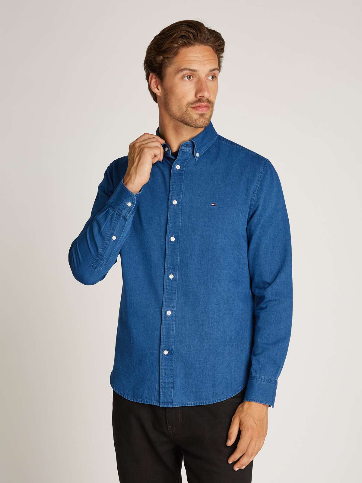 Джинсовая рубашка CHAMBRAY RF SHIRT