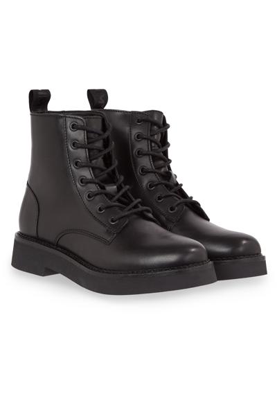 Ботинки на шнуровке с логотипом на язычке»TJW LACE UP FLAT BOOT«