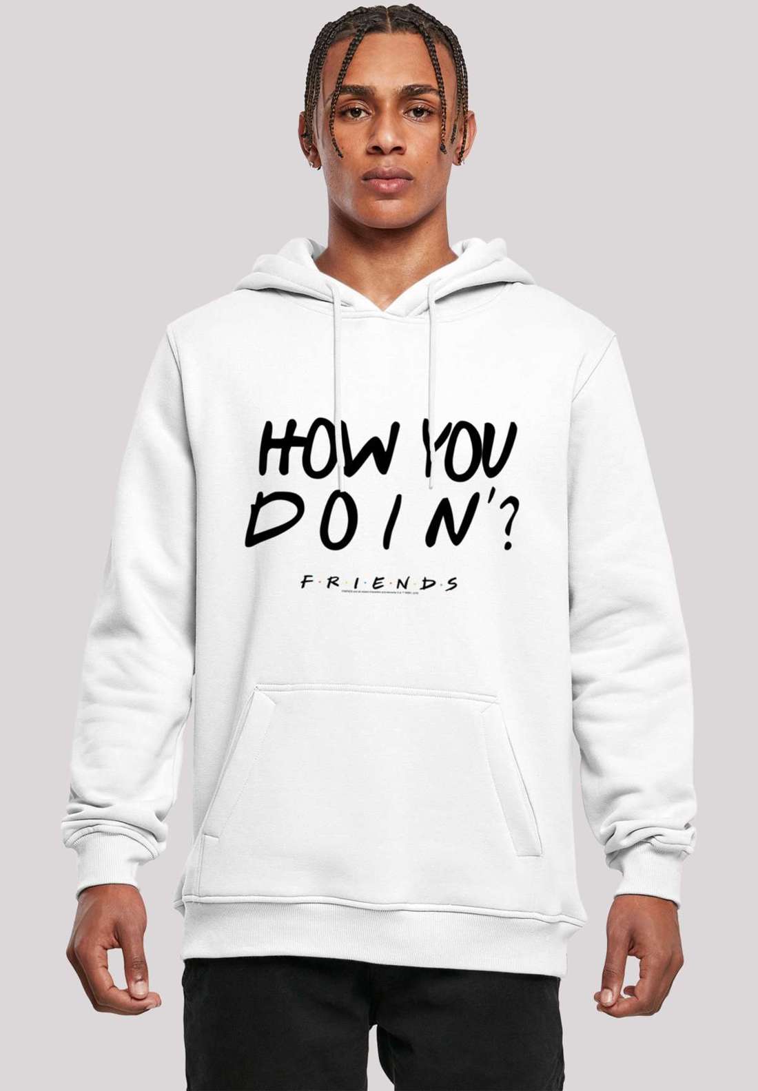 толстовка FRIENDS TV Serie How You Doin? WHT