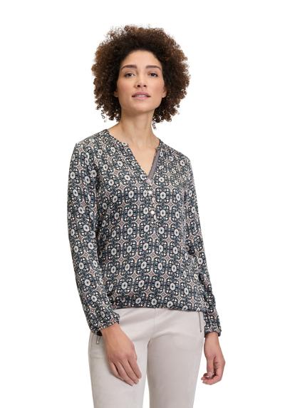 Блузка без шнуровки Casual-Bluse mit Muster